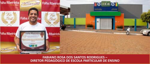 Fabiano Rosa dos Santos Rodrigues - Diretor pedagógico de escola particular de ensino