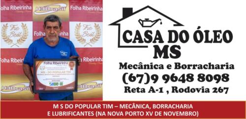 MS do Popular Tim - Mecânica, borracharia e lubrificantes (na Nova Porto XV de Novembro)