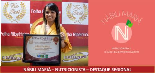 Nábili Mariá - Nutricionista - Destaque Regional