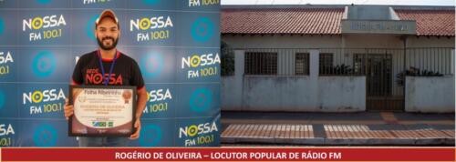 Rogério de Oliveira - Locutor popular de rádio FM