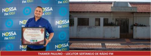 Thamer Paulino - Locutor sertanejo de rádio FM